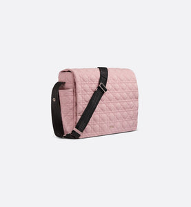 Changing Bag • Pale Pink Macrocannage Technical Canvas