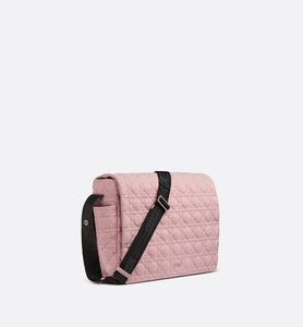 Changing Bag • Pale Pink Macrocannage Technical Canvas