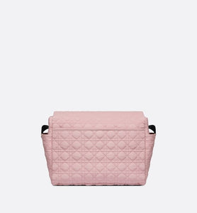 Changing Bag • Pale Pink Macrocannage Technical Canvas
