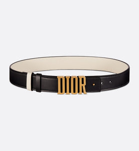 D-Fence Reversible Belt • Black and Latte Smooth Calfskin, 30 MM