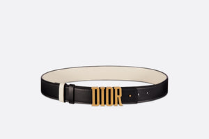 D-Fence Reversible Belt • Black and Latte Smooth Calfskin, 30 MM