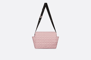 Changing Bag • Pale Pink Macrocannage Technical Canvas