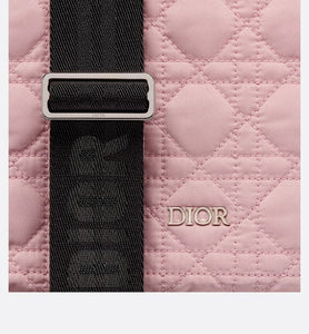 Changing Bag • Pale Pink Macrocannage Technical Canvas