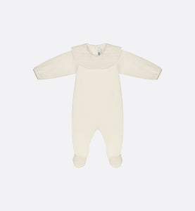 Newborn Gift Set • Ivory Jersey and Cotton Voile with Gold-Tone Cannage