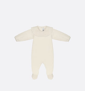 Newborn Gift Set • Ivory Jersey and Cotton Voile with Gold-Tone Cannage