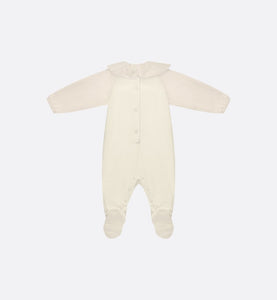 Newborn Gift Set • Ivory Jersey and Cotton Voile with Gold-Tone Cannage