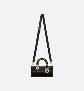 Small Lady D-Joy Bag • Black Cannage Lambskin