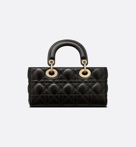 Small Lady D-Joy Bag • Black Cannage Lambskin