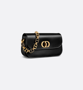 30 Montaigne Avenue Bag • Black Box Calfskin