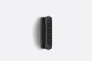Safari Bag with Strap • Black CD Diamond Canvas