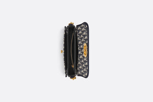 30 Montaigne Avenue Bag • Blue Dior Oblique Jacquard