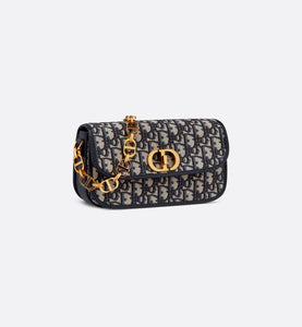 30 Montaigne Avenue Bag • Blue Dior Oblique Jacquard