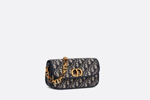 30 Montaigne Avenue Bag • Blue Dior Oblique Jacquard