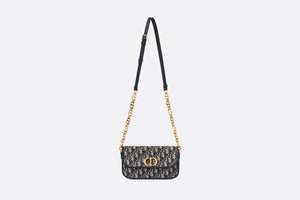 30 Montaigne Avenue Bag • Blue Dior Oblique Jacquard