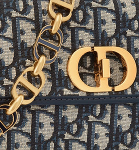 30 Montaigne Avenue Bag • Blue Dior Oblique Jacquard