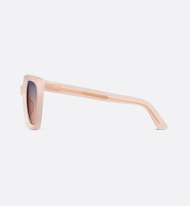 DiorMidnight S1I • Pink Matte Square Sunglasses
