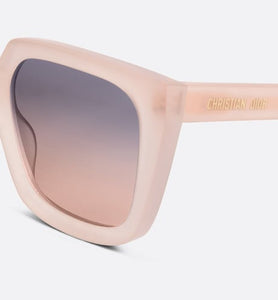 DiorMidnight S1I • Pink Matte Square Sunglasses
