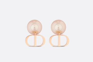 Dior Tribales Earrings • Pink-Finish Metal and Pink Resin Pearls