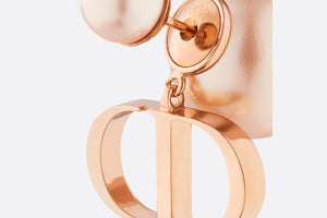Dior Tribales Earrings • Pink-Finish Metal and Pink Resin Pearls