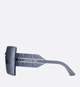 DiorClub M5U • Blue Dior Oblique Square Sunglasses