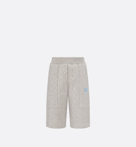 Kid's Bermuda Shorts • Heathered Gray Cotton Fleece