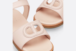 Baby Sandal • Pale Pink Calfskin