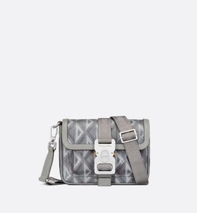 Dior Hit the Road Mini Bag • Dior Gray CD Diamond Canvas