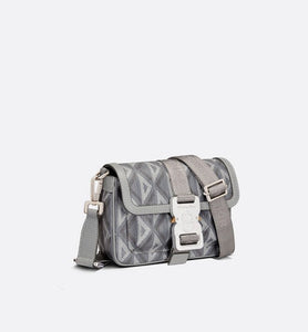 Dior Hit the Road Mini Bag • Dior Gray CD Diamond Canvas