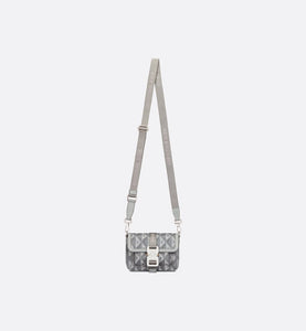 Dior Hit the Road Mini Bag • Dior Gray CD Diamond Canvas
