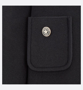 Cropped Jacket • Black Technical Mesh