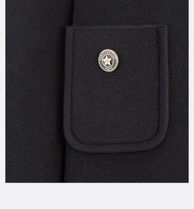 Cropped Jacket • Black Technical Mesh