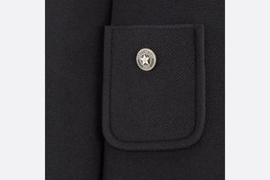 Cropped Jacket • Black Technical Mesh
