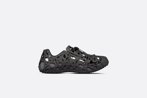 Dior Warp Sandal • Black Cosmo Rubber with Warped Cannage Motif