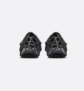 Dior Warp Sandal • Black Cosmo Rubber with Warped Cannage Motif