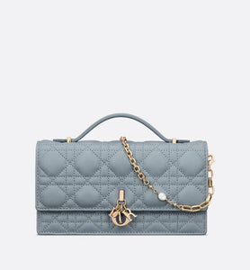 Miss Dior Mini Bag • Cloud Blue Cannage Lambskin