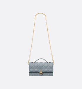 Miss Dior Mini Bag • Cloud Blue Cannage Lambskin