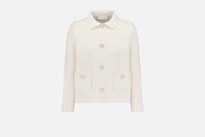 Cropped Jacket • White Technical Mesh