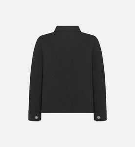 Cropped Jacket • Black Technical Mesh
