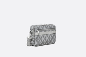 Safari Bag with Strap • Dior Gray CD Diamond Canvas