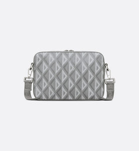 Safari Bag with Strap • Dior Gray CD Diamond Canvas