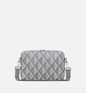 Safari Bag with Strap • Dior Gray CD Diamond Canvas