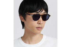 DiorBlackSuit RI • Brown Tortoiseshell-Effect Pantos Sunglasses