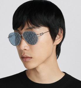 CD Link A1U • Blue Dior Oblique Pilot Sunglasses