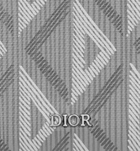 Card Holder with Bill Clip • Dior Gray CD Diamond Canvas
