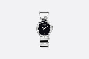 GEM DIOR 16.5 cm • Ø 27 mm (1”), Steel, Mother-of-Pearl and Diamonds