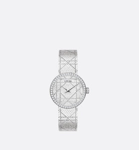 La D My Dior • Ø 25 mm, Steel and Diamonds