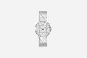 La D My Dior • Ø 25 mm, Steel and Diamonds
