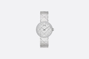 La D My Dior • Ø 25 mm, Steel and Diamonds