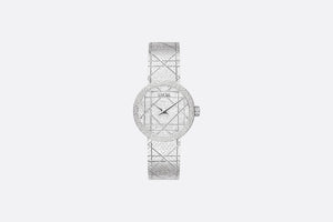 La D My Dior • Ø 25 mm, Steel and Diamonds