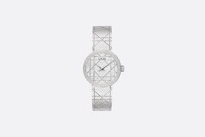 La D My Dior • Ø 25 mm, Steel and Diamonds